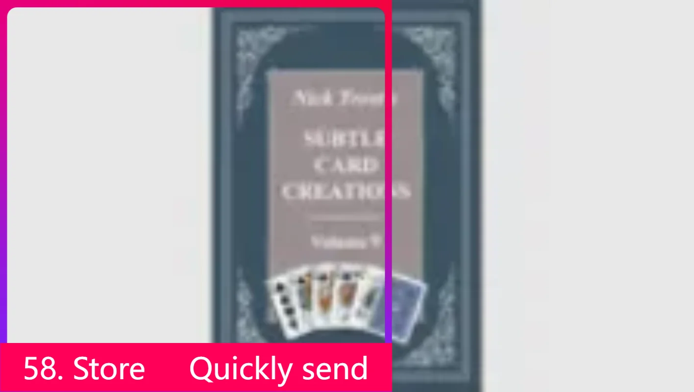 

New 2025 Subtle Card Creations Vol 9 by Nick Trost - Book - Magic tricks ( 58 Store Download )