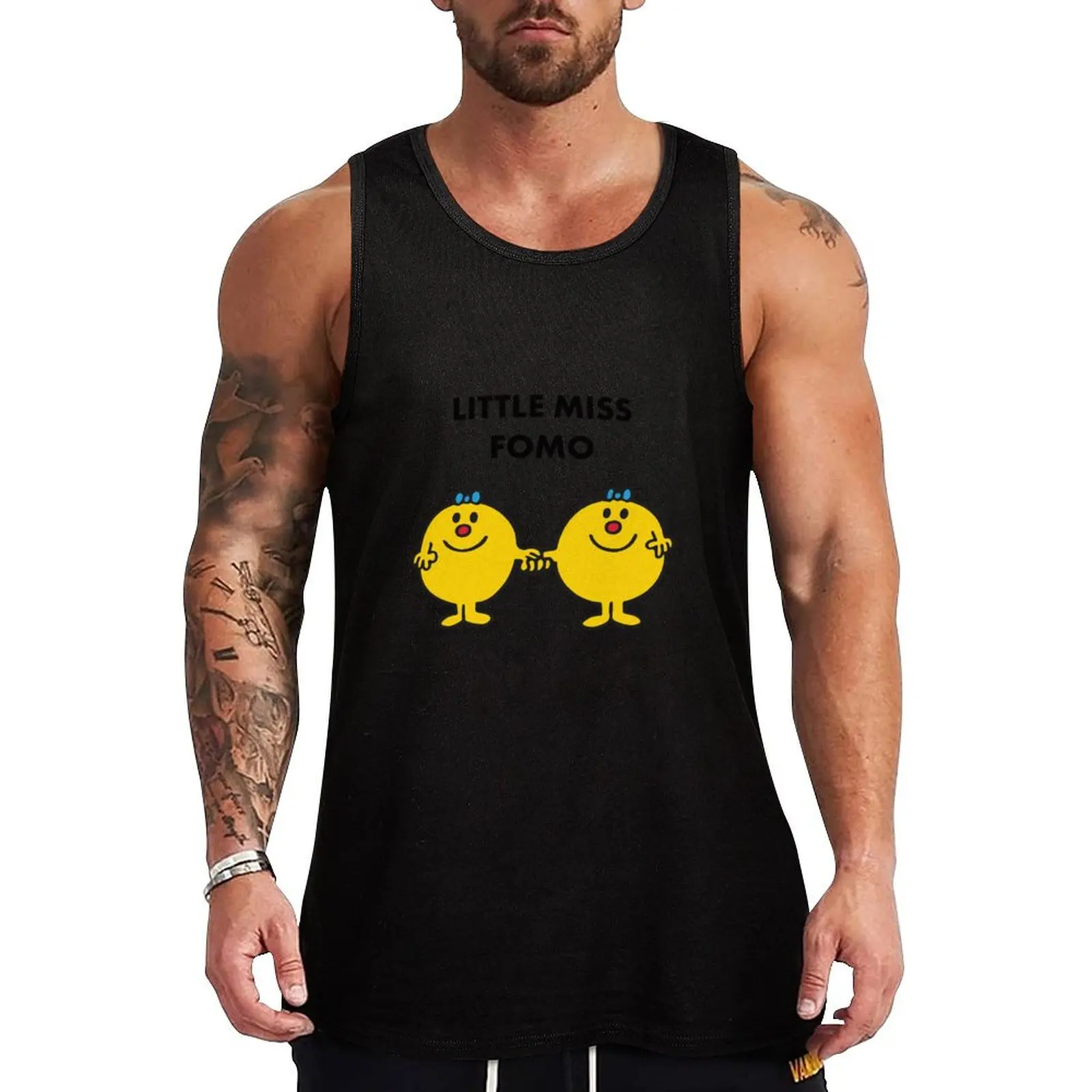 

Little Miss FOMO Tank Top Men's t shirt gym top