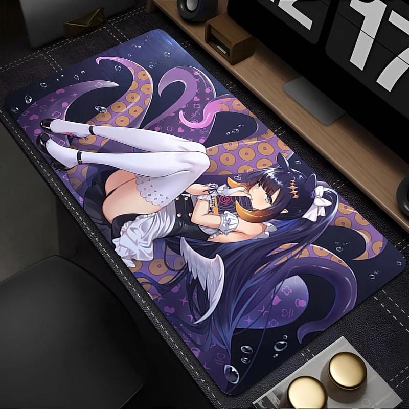Muismat Gaming Muismat PC Accessoires Antislip HD Rubber Toetsenbord Pad Grote Bureaumat H-hololive Ninomae Ina Nis Extended Pad