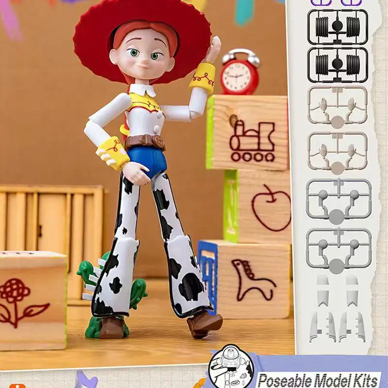 Genuine Blokees Toy Story Building Block Figures Elite Edition Series 1 Articulated Woody Buzz Lightyear Rex Collectible Model view 4