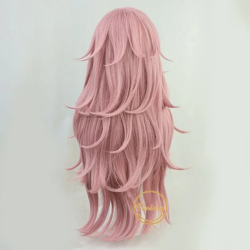 Yayoi Kusakabe wig anime Tenkuu shinpan high-rise invasion cosplay long pink hair synthetic wigs for Halloween costume party