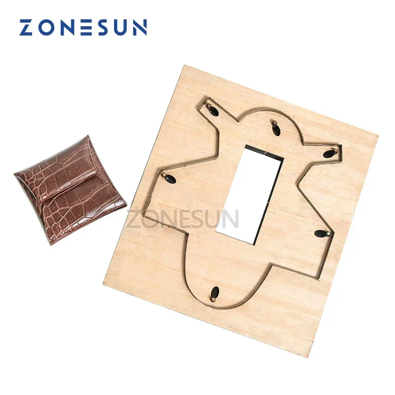 ZONESUN Z101 Customized leather die cutters  handicraft tool coin purse coin cutter mold DIY paper laser knife die