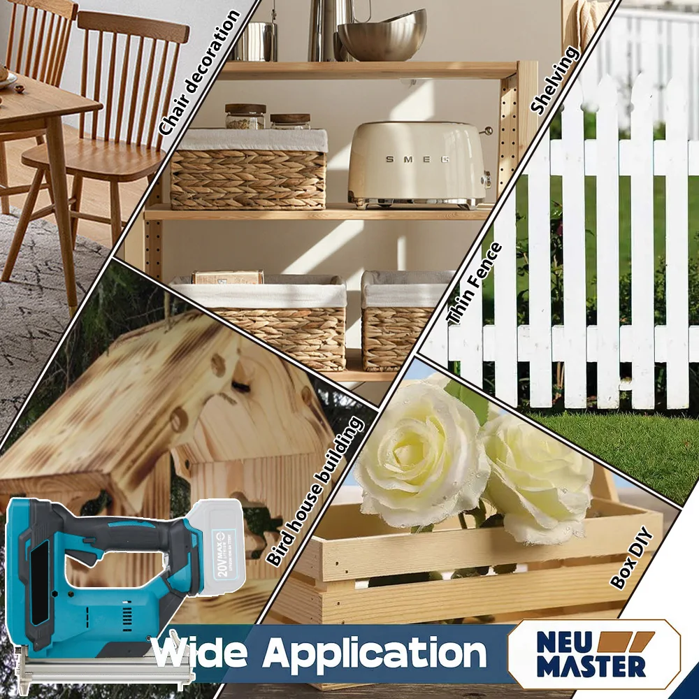 Bürstenloser Kabelloser Akku-Nagler F30 Elektrische Nagelmaschine Holzbearbeitung Lithium-Batterie für 18V Makita-Akku – Detail 4