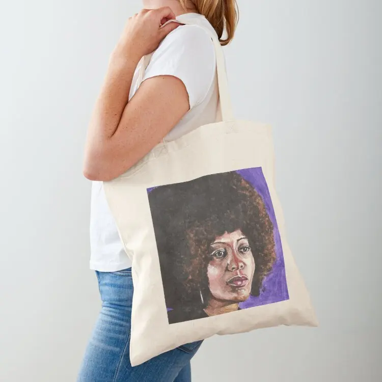 

Angela Davis Tote Bag Women's tote bag Woman shopper bag Canvas Shopper
