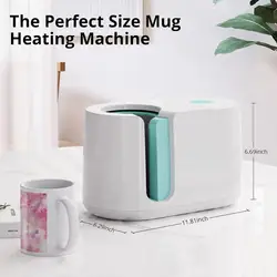 Mug Heat Press Machine Device Kit Freesub Pneumatic 11oz 15oz Mug Heat Press Automatic Mug Sublimation Printing machine PD150
