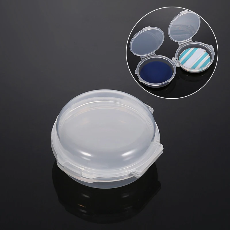 Double-layer Folding Puff Storage Box Moisture-proof Enlarged And Thickened Air Cushion Puff Storage Box Makeup Case