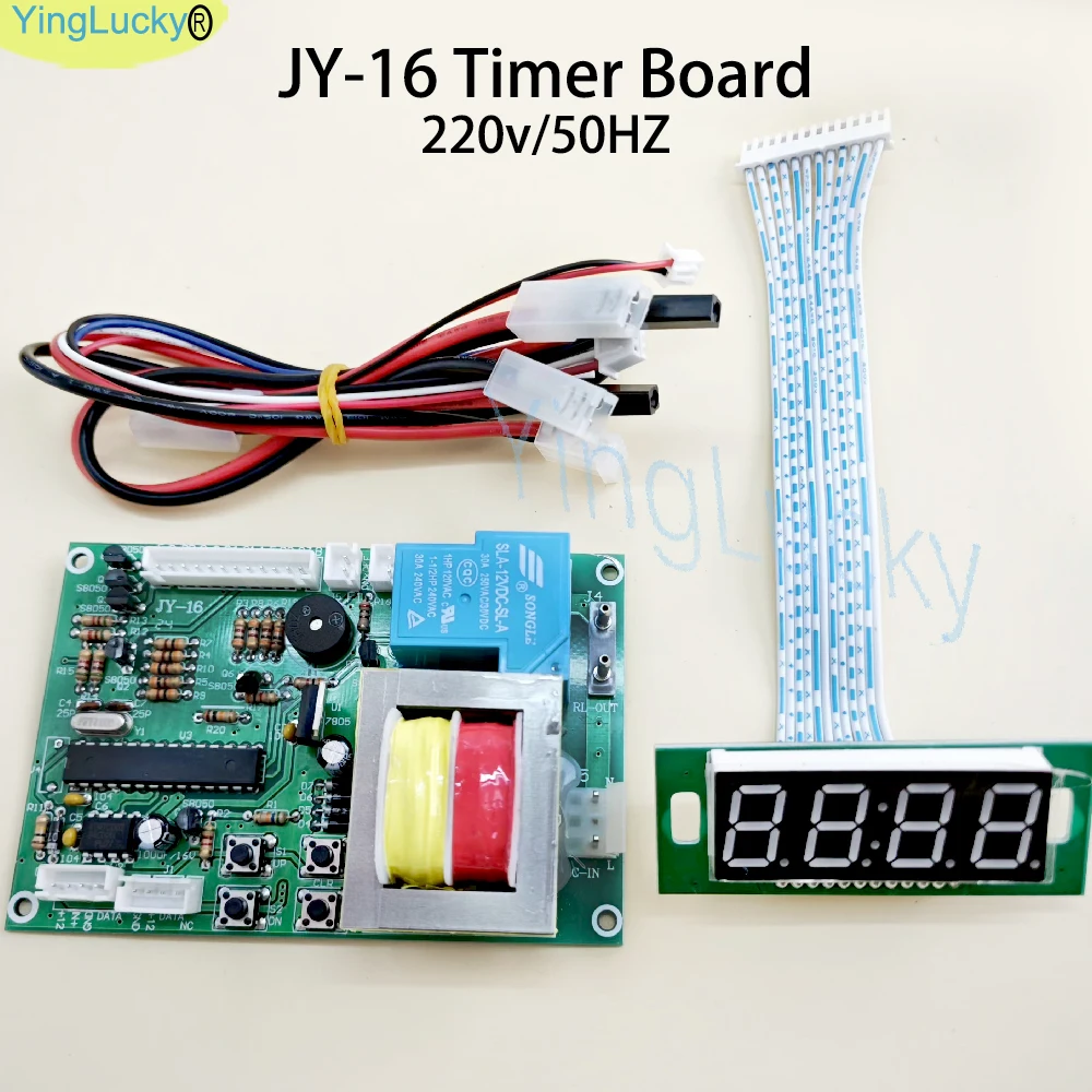 JY-16 Time Control Board Coin operated timer PCB board for Coin, USB Devices, Vending Machine Timer built-in 110v/220v