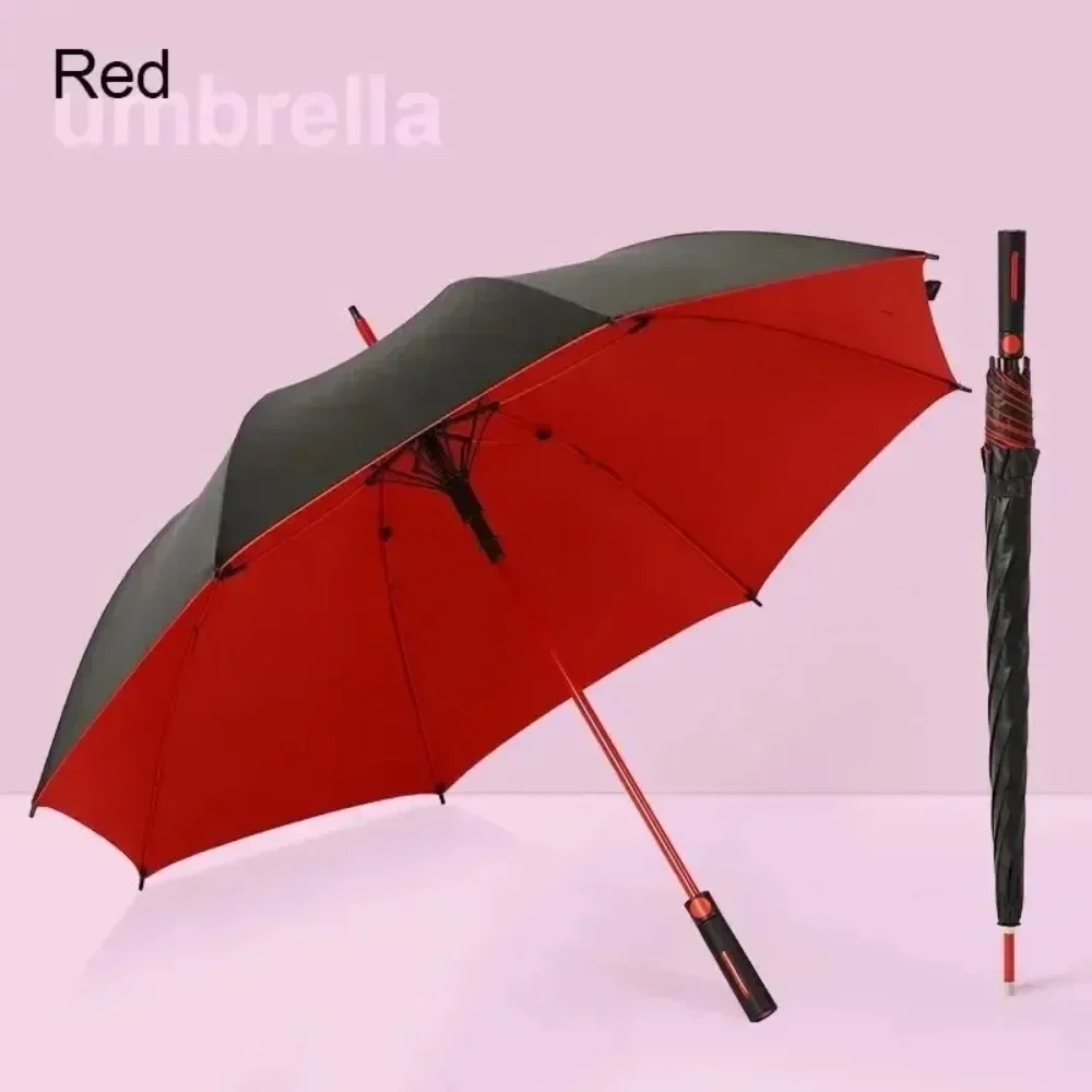 Fully Automatic Long Handled Umbrella Travel Umbrellas Wind-Resistant Rain-Proof Business Outdoor Camping Long Handle Umbrella