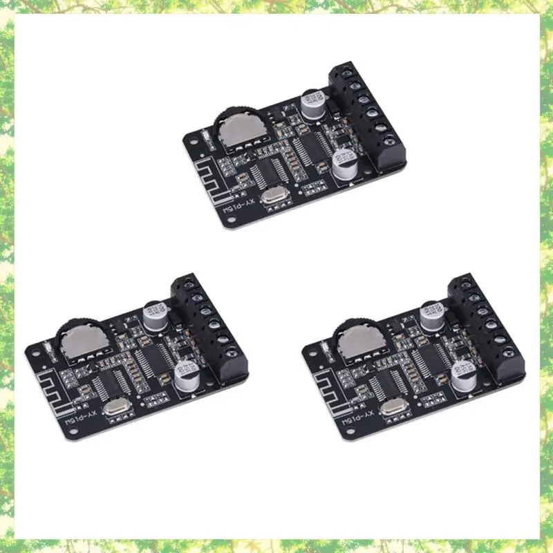 Smart-3X 20W Stereo Bluetooth Power Amplifier Board 12V / 24V High Power Digital Power Amplifier Board XY-P15W Without Shell