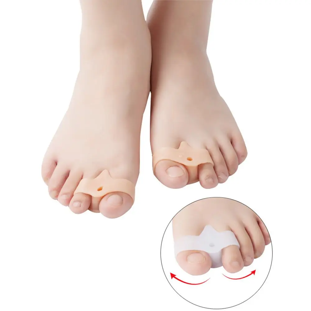 Thumb Corrector Toes Outer Appliance Silicone Hallux Valgus Corrector Toes Separator Bunion Bone Ectropion Adjuster New Portable