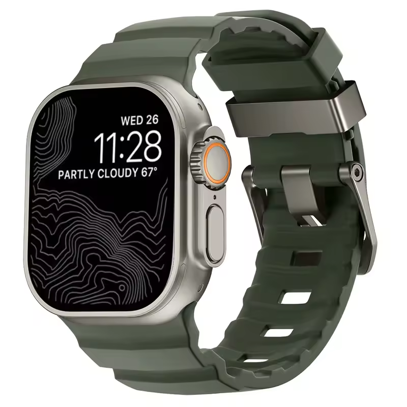 Trail Silicone Band for Apple Watch Ultra 3 2 49mm Strap 46mm 45mm 44mm Sport Bracelet for iWatch Series 11 10 Ultra 9 8 7 6 SE3 - Image 7