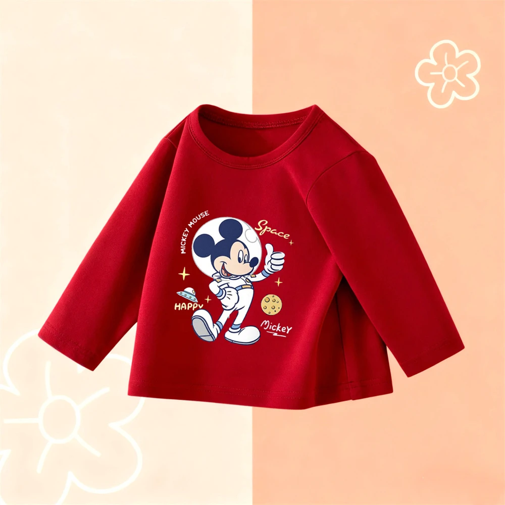 2-6Age الطفل الكرتون تيز تصميم جديد الملابس المطبوعة Crewneck قاعدة قميص لطيف بسيط كل مباراة تي شيرت الطفل الملابس الشعبية