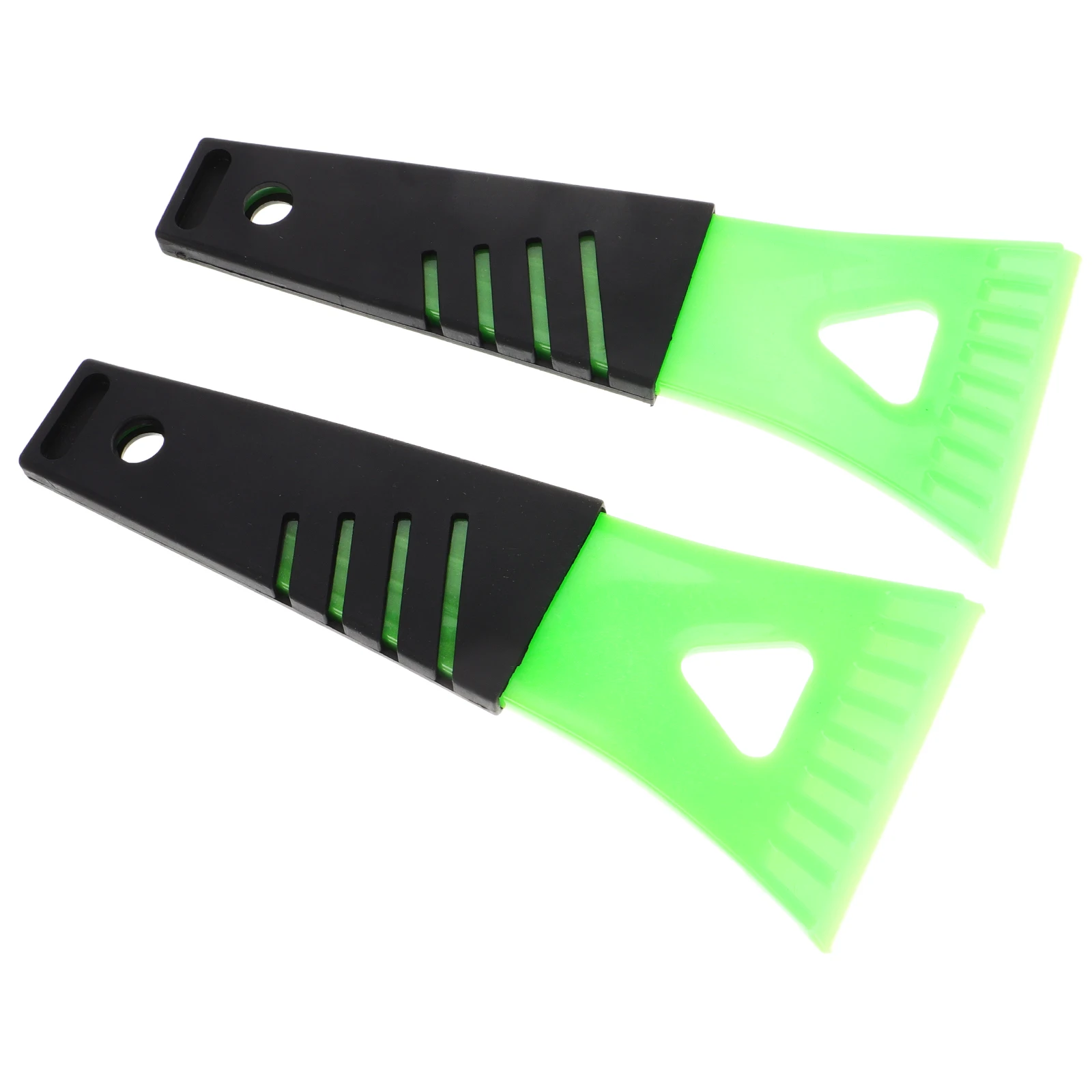 

2pcs Mini Ice Scraper Lightweight Snow Windshield Compact Portable Cleaner For Car Rearview Freezer