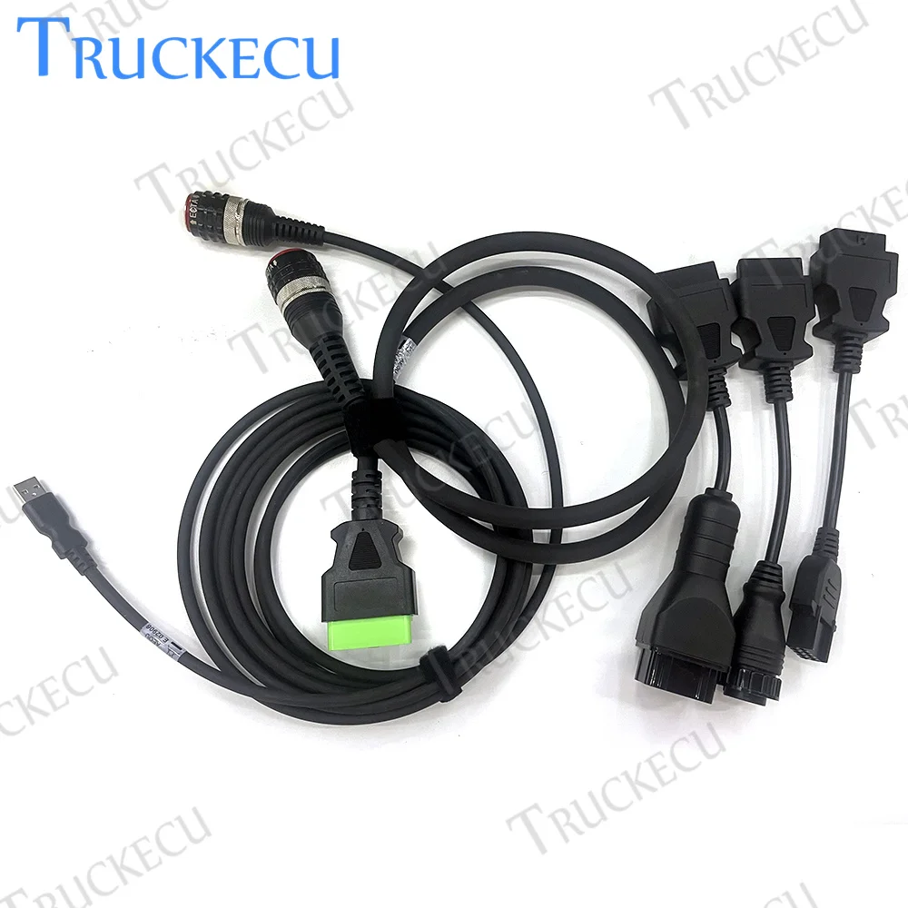 5pc OBD 88890304+8 Pin 88890306+USB 88890305+14 pin+12 pin diagnostic Cable for  VOCOM 88890300 VOCOM 2 II 88894000 adapter