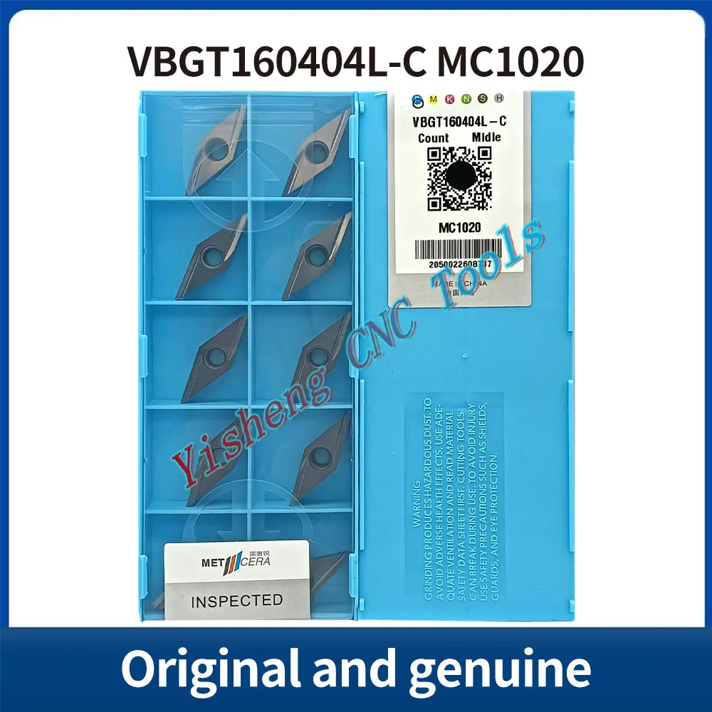 METCERA VBGT110302L-Y1 VBGT110302R-C VBGT110304R-C VBGT160402L-C VBGT160402R-C VBGT160402R-H VBGT160404L-C VBGT160404R-C MC1020