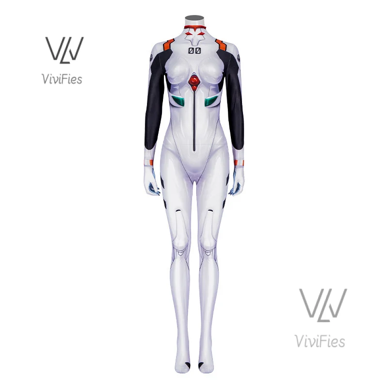 Anime Zentai Ayanami Rei Overalls Cosplay Kostüm Unisex Zentai Catsuit Mädchen Halloween Bodysuit