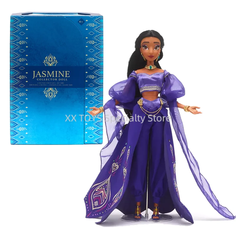 

Disney Aladdin Jasmine Princess 30th Anniversary Limited Edition Jasmine Collector Doll Fashion Deluxe Doll Collectible Gift Set