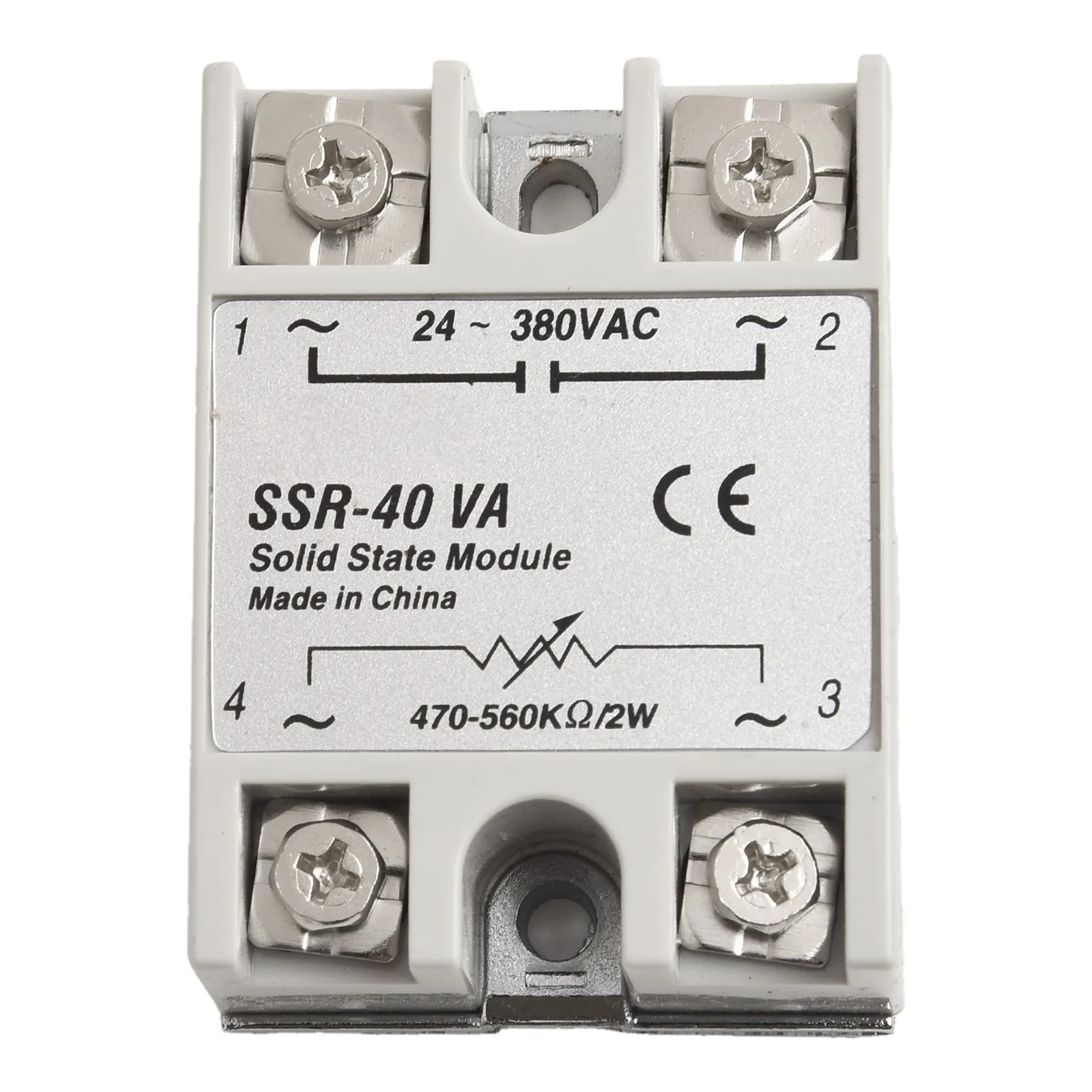 SSR100VA Voltage Regulating Solid State Relay Excellent Heat Dissipation Flame Retardant Material  SSR100VA Voltage