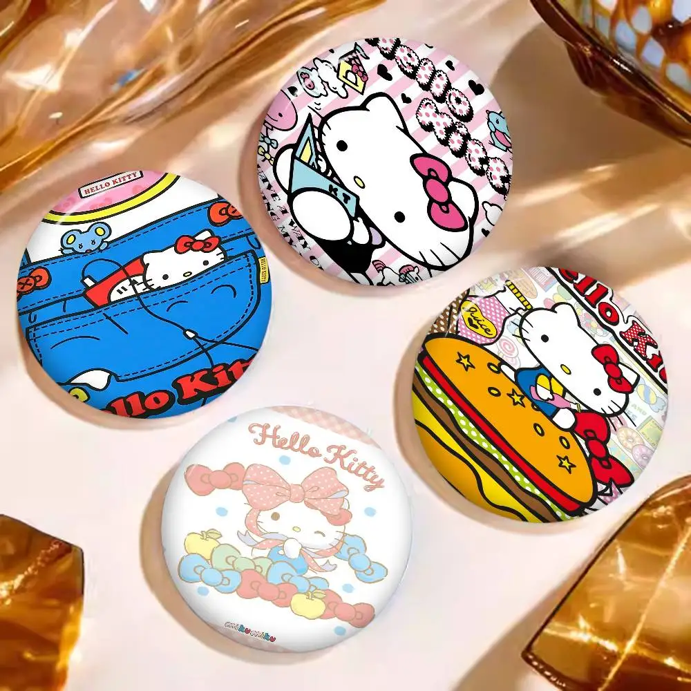 Cute Cat H-Hello Cartoon K-KittyS Anime Brooches Cute Cartoon Badge Jacket Jeans Lapel Pin Gift Accessorie