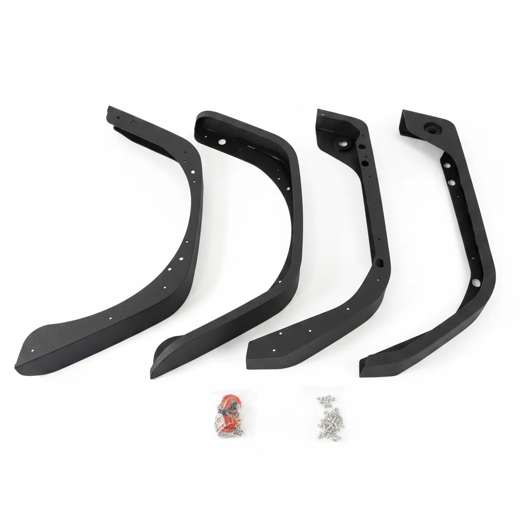 Fender Flares Front Rear Wheel Arch Extensions Eyebrow Trim for Jeep Wrangler TJ 1997-2006 4x4 Off Road Accessories