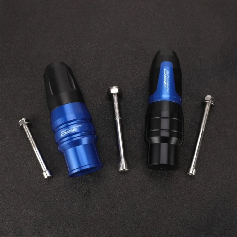 For KTM Duke 390 RC390 RC DUKE 390ADV 2017- 2025 Falling Protector Exhaust Slider Crash Pad Fairing Guard 390 Adventure CNC Part