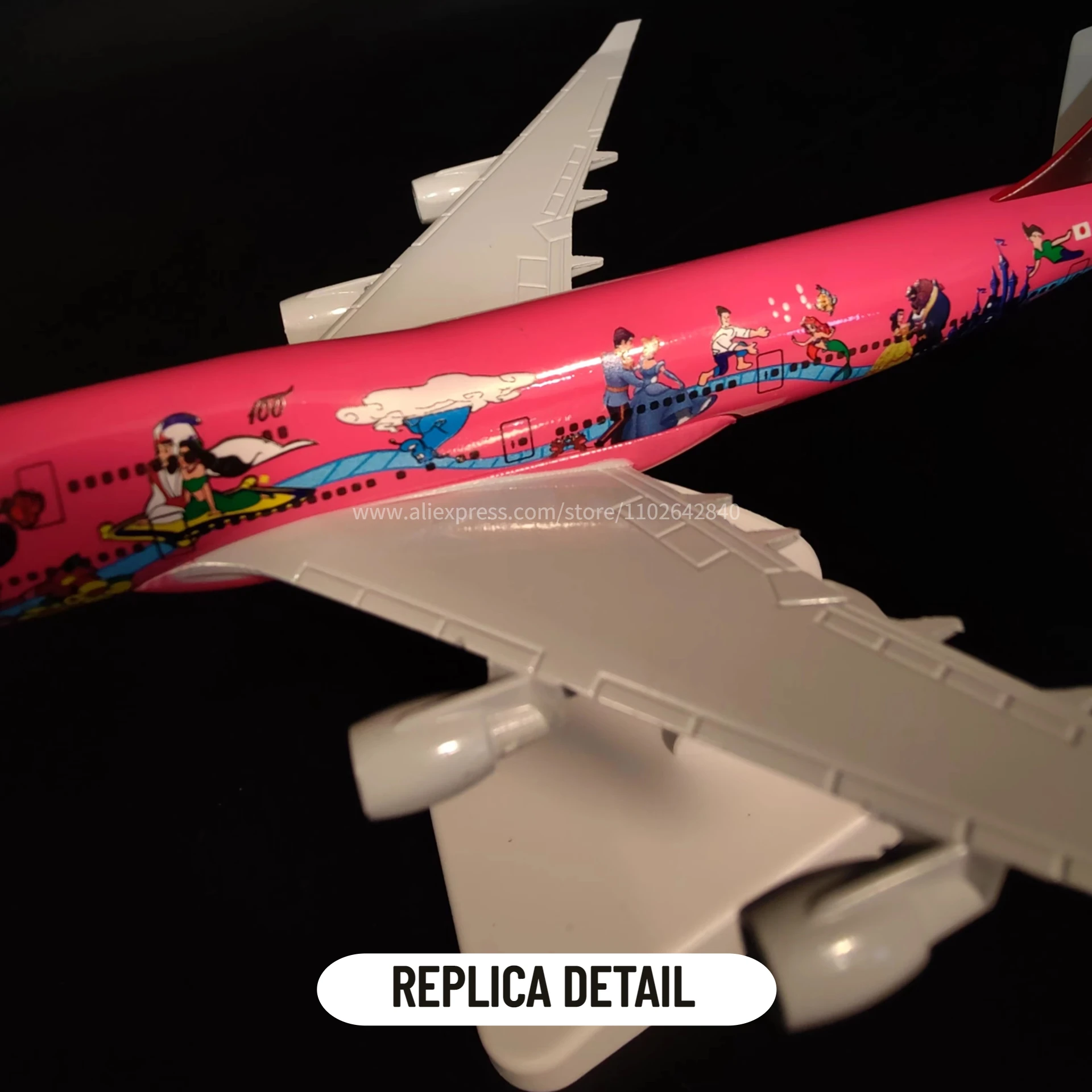 Scala 1:250 modello di aereo in metallo pressofuso JAL 50TH B747 Replica aereo aviazione ufficio casa arte in miniatura Kid Fidget Boy Toy