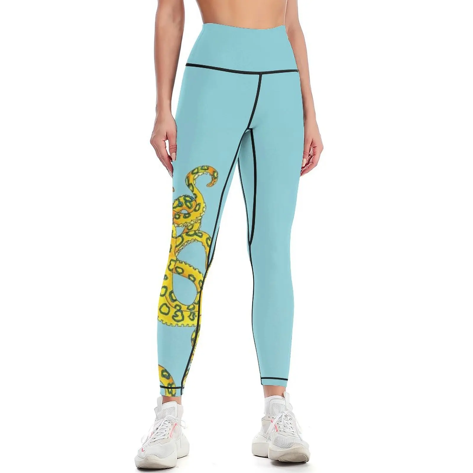 

Blue Ringed Octopus Leggings gym wear sport set Legging sport Womens Leggings