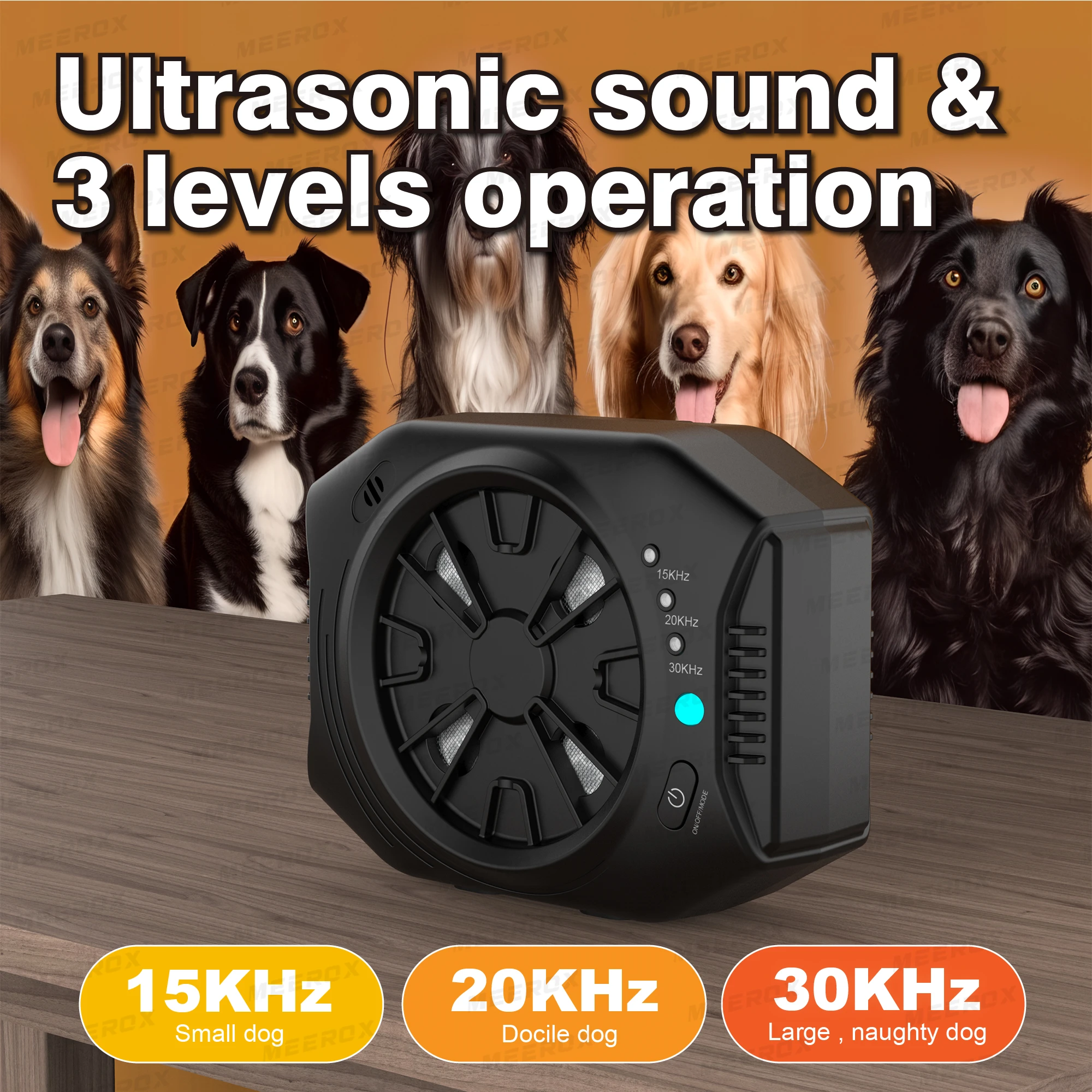 New Ultrasonic Barking Stop Device, Dog Driving Device, Noise Prevention Training Device, Dog Barking Stop Device With 3 modes