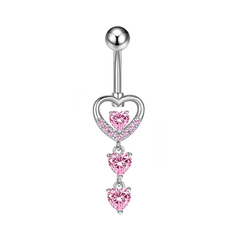 ยาวจี้แหวนผู้หญิงประณีตสแตนเลสสตีลแหวนเซ็กซี่ Body Piercing เครื่องประดับของขวัญ