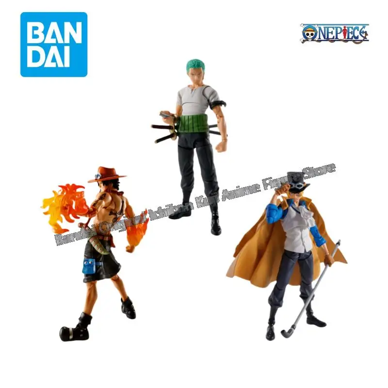 

Bandai In Stock Original Box Garagekit Model One Piece Portgas D Ace Sabo Roronoa Zoro Shf Anime Characters Collectible Original