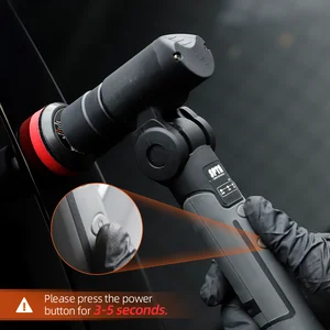 Portátil Handheld Mini Car Polisher, Recarregável Ajuste de Velocidade, Auto Detalhando Ferramenta, SPTA 3.7V, RO e DA Micro Cordless 8 principais vendas mini polidor eletrico - №4