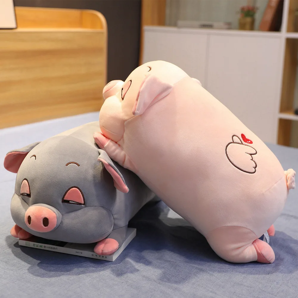 New 40-70cm Lovely Hamster Pig Mouse Plush Toys Cartoon Stuffed Soft Animal Pillow with Blanket Sofa Cushion