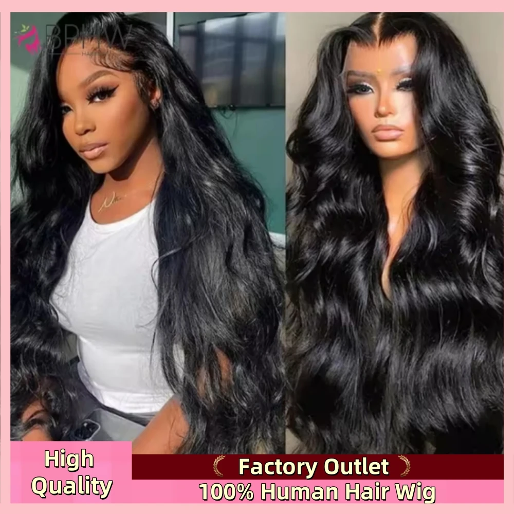 30 Zoll 13x4 Lace Front Perücken Körperwelle Perücke HD Transparente Spitzenperücken 4x4 Echthaar
