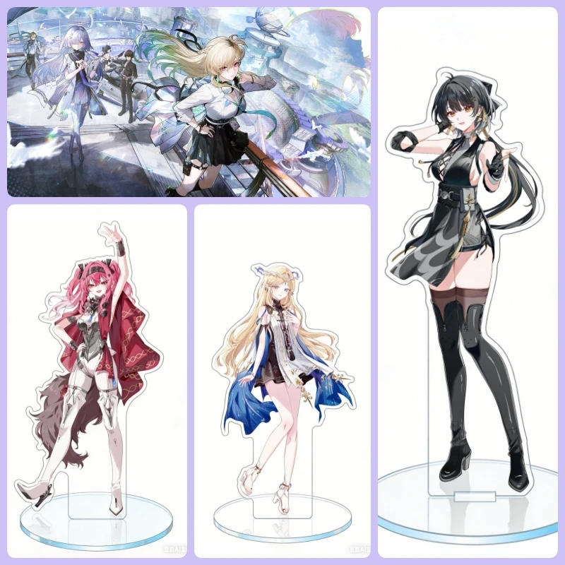 Wuthering Waves Game Figure Stand Model Plate Key  Lupa Rover Cartethyla Acrylic Standing Anime  Collection Gift 15cm