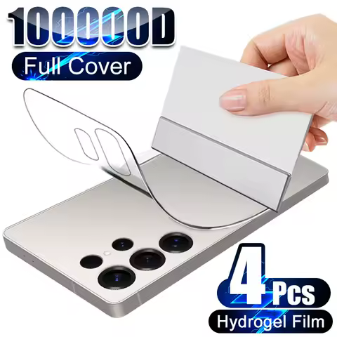 4Pcs Back Hydrogel Film Screen Protector For Samsung Galaxy S25 S24 Ultra S23 S22 S21 Plus A55 5G A54 53 A25 Phone Accessories