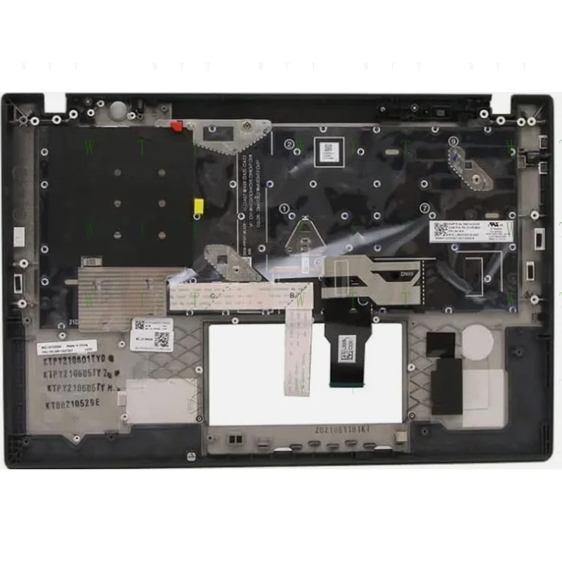 TTT  For Lenovo ThinkPad T490S T495S Gen 2 WWAN Palmrest Backlit Keyboard 5M11A37557