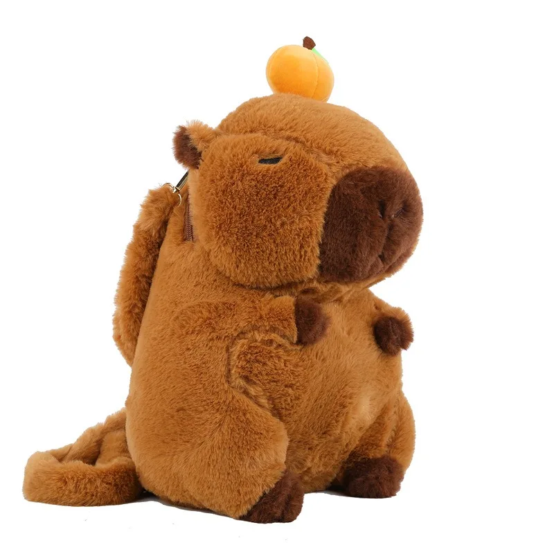 30 cm Capybara Flush Rucksack Kawaii Mode Plüschpuppen Pelztasche Mädchen Tasche Umhängetasche Plug Puppentagsgeschenke für Freundin