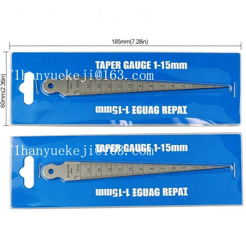 Stainless Steel Inner Diameter Gauge High-precision Gap Aperture  Taper Wedge Plug Gauge