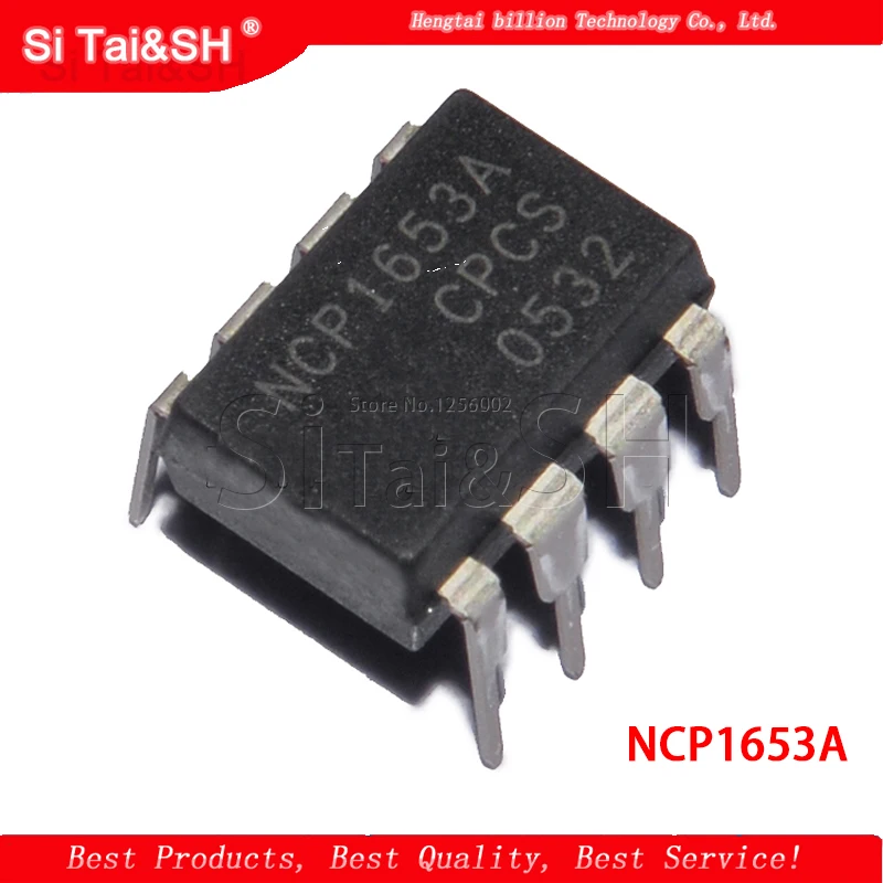 10PCS  NCP1653 NCP1653A  DIP-8 04  integrated circuit