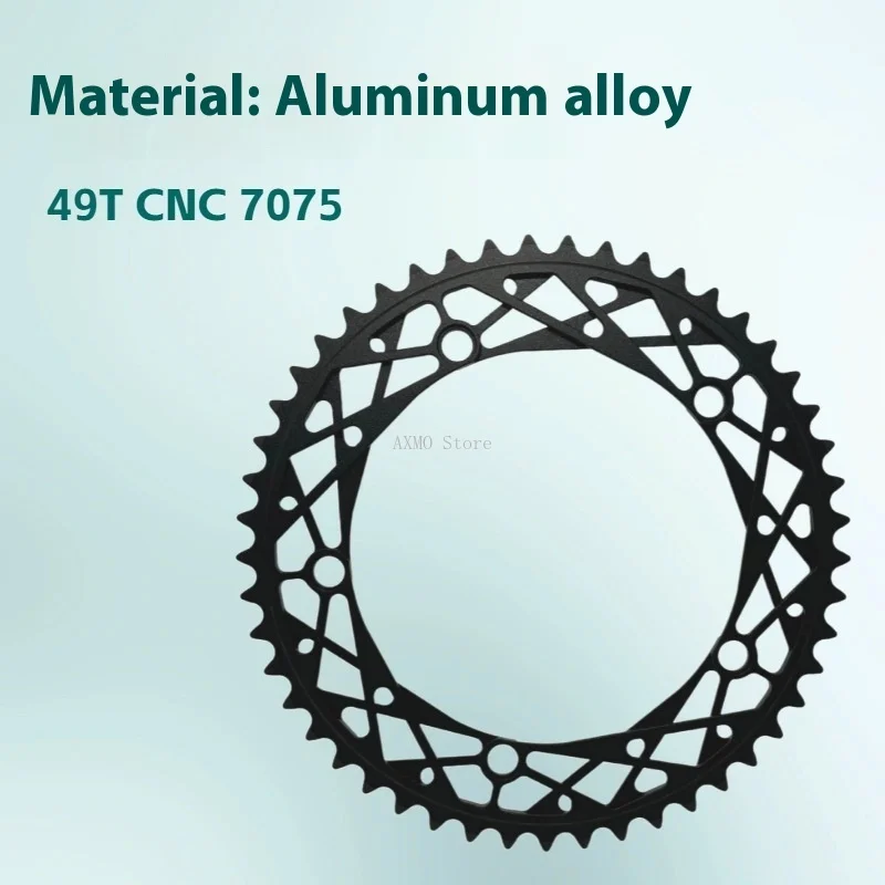 

49T CNC Chain Ring Mountain Bike Chainring Durable Chainwheel Lightweight MTB Aluminum Alloy BCD144 In-Line Bicycle Parts