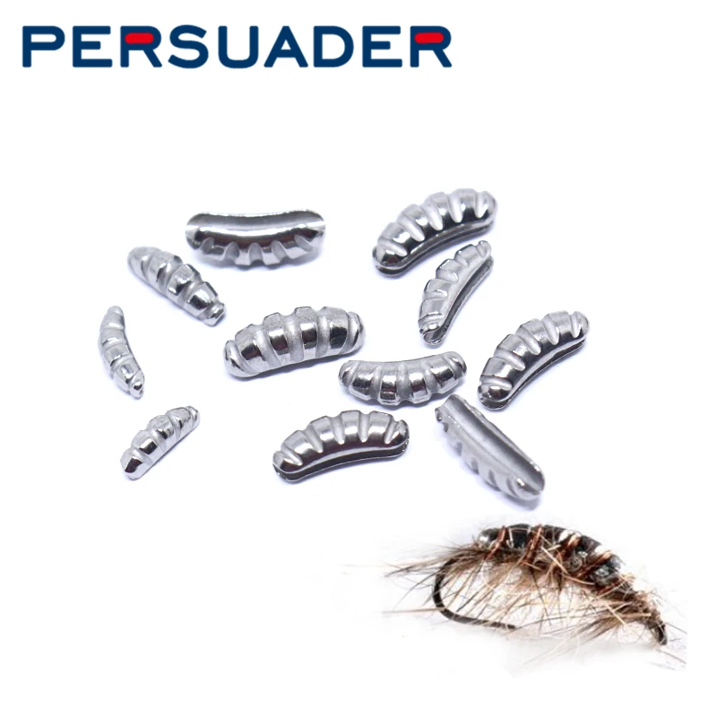 Persuader fly tying tungsten shell back&nymph hooks assort size XS S M L raw color shrimp/scud weighted body fly tying materials