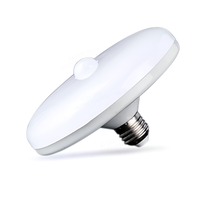 36W 50W LED E27 UFO PIR Motion Sensor Ceiling Lights PIR Night Light Sensor Wall Lamps AC220V for smart home Hallway