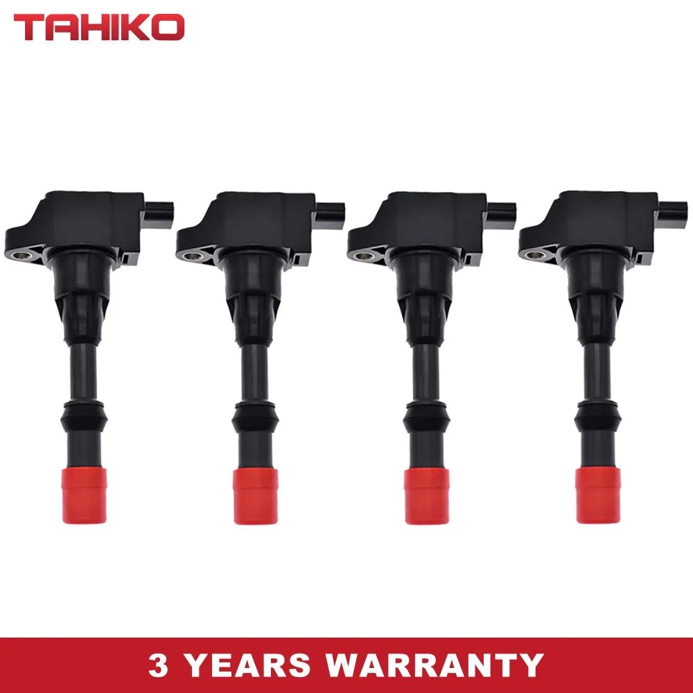 4PCS Ignition coil 30520-PWA-003 FIT FOR  Honda Civic Hybrid I4 1.3L  2002-2005