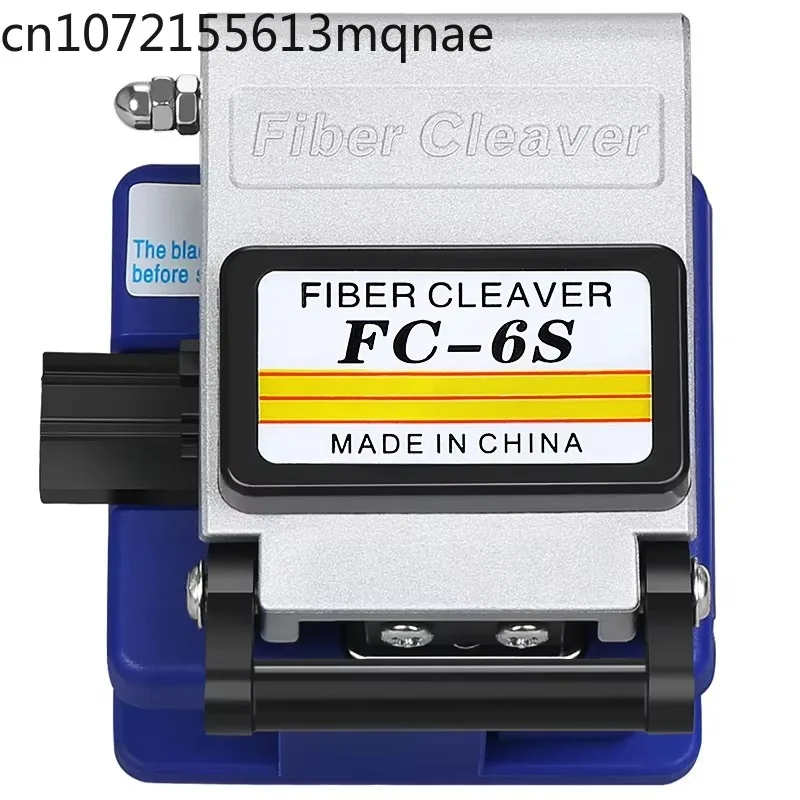 FC‑6S Fiber Cleaver For Optical Fiber Cold Connection,12‑Sided Blade Cable Cutting Knife for FTTH Field Splicing Work
