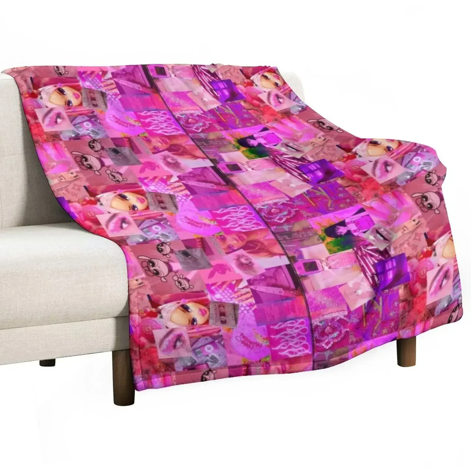 

Y2K Print Throw Blanket blankets and throws Tourist Sofas Nap Blankets