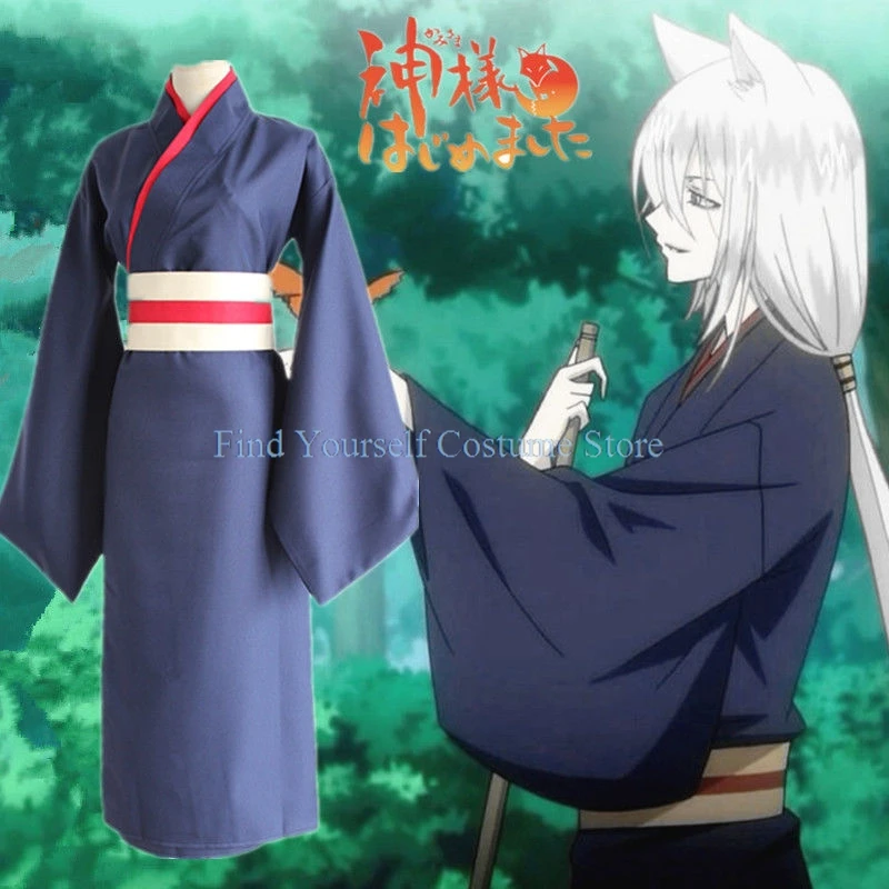 Tomoe Cosplay Anime Kamisama Hajimemashita Kamisama Kiss Tomoe Kimono disfraces de Cosplay para adultos Kamisama Love conjunto uniforme completo