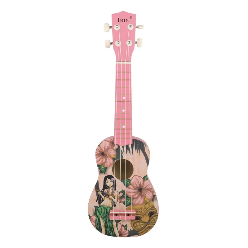 

21 Inch Ukulele Combo Mahogany Soprano Gecko Uke 4 String Hawaiian Mini Guitarra with Stringed Instrument Kits