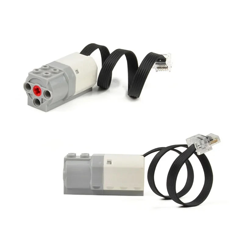 Wedo 2,0 electricidad técnica función de potencia Motor medio bloques de construcción piezas PF ajuste 45300 robótica Scratch 3,0 juguetes de ladrillo