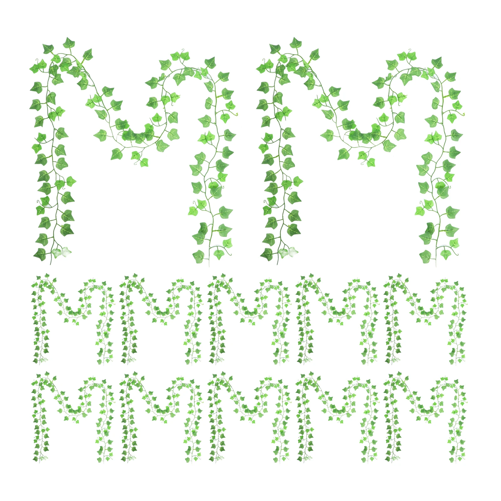 

1 set 1 Set Artificial Vine Garland High Simulation Faux Leaves Greenery For Wall Hanging Room Decor Bedroom Balcony Door Indoor