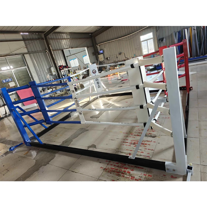 حلقة ملاكمة MMA محمولة قابلة للطي مخصصة، معدات سهلة التجميع والفك #4